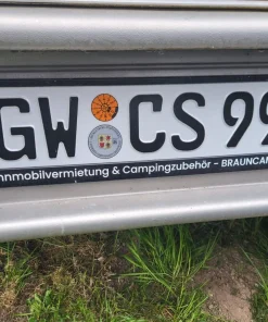 Nummernschildhalterung Brauncamping