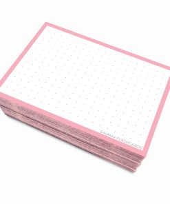 Leitner Flashcards Karteikarten A7 Pastell Rosa Dotted